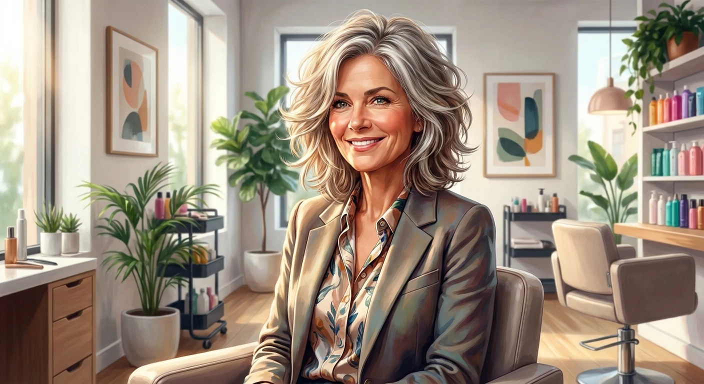 coupe de cheveux mi-long femme 50 ans
